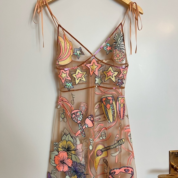 For Love & Lemons Sheer Cuba Dress - Picture 3 of 5